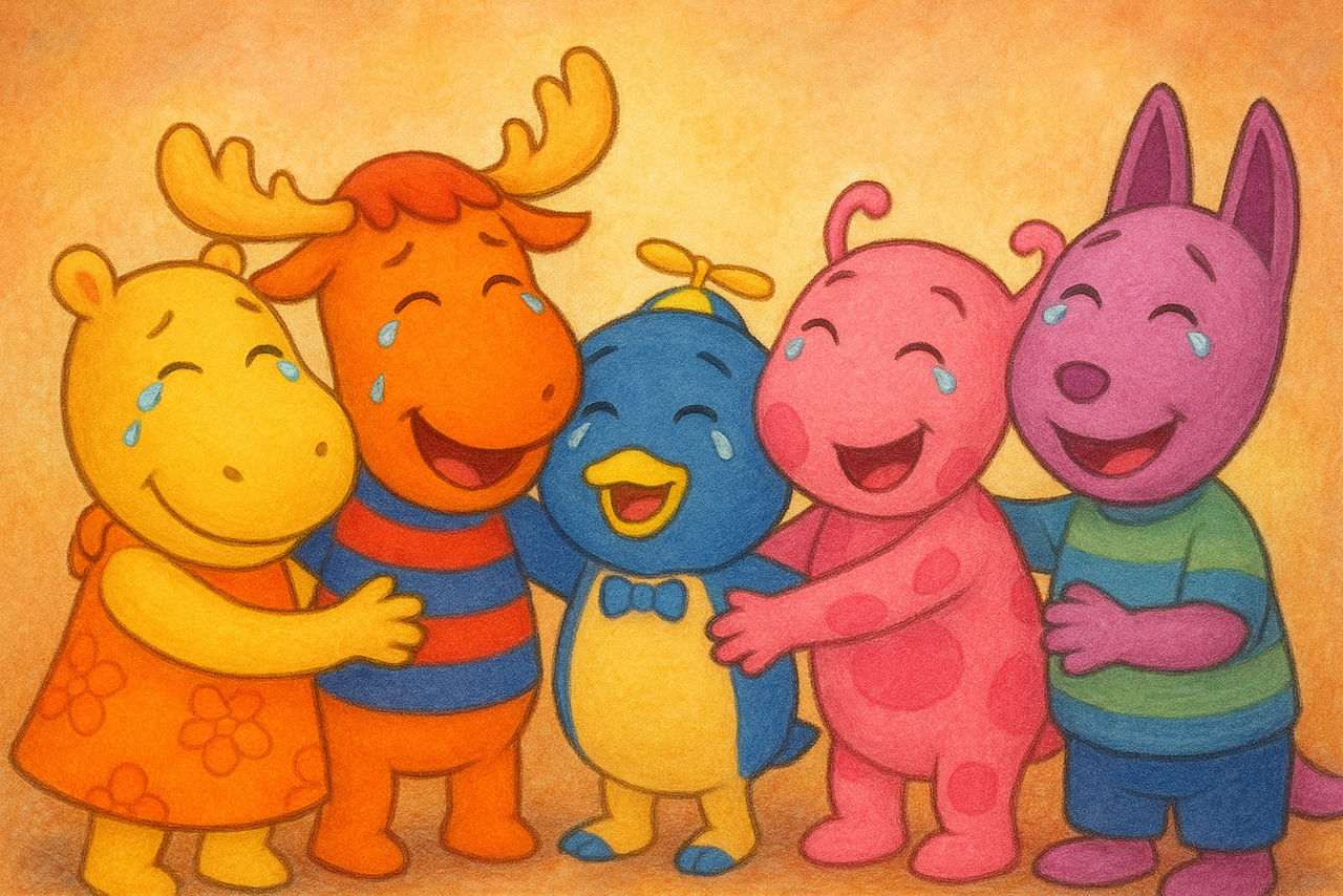 The Backyardigans Characters. Deviantart The Backyardigans with tears of joy by EIOUR on DeviantArt
