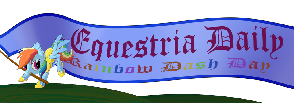 Quick Banner for Rainbow Dash Day by HydrusBeta
