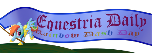 Quick Banner for Rainbow Dash Day by HydrusBeta
