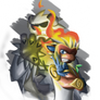 Infernape and Pangoro