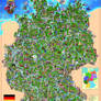 Illustrated map of Germany