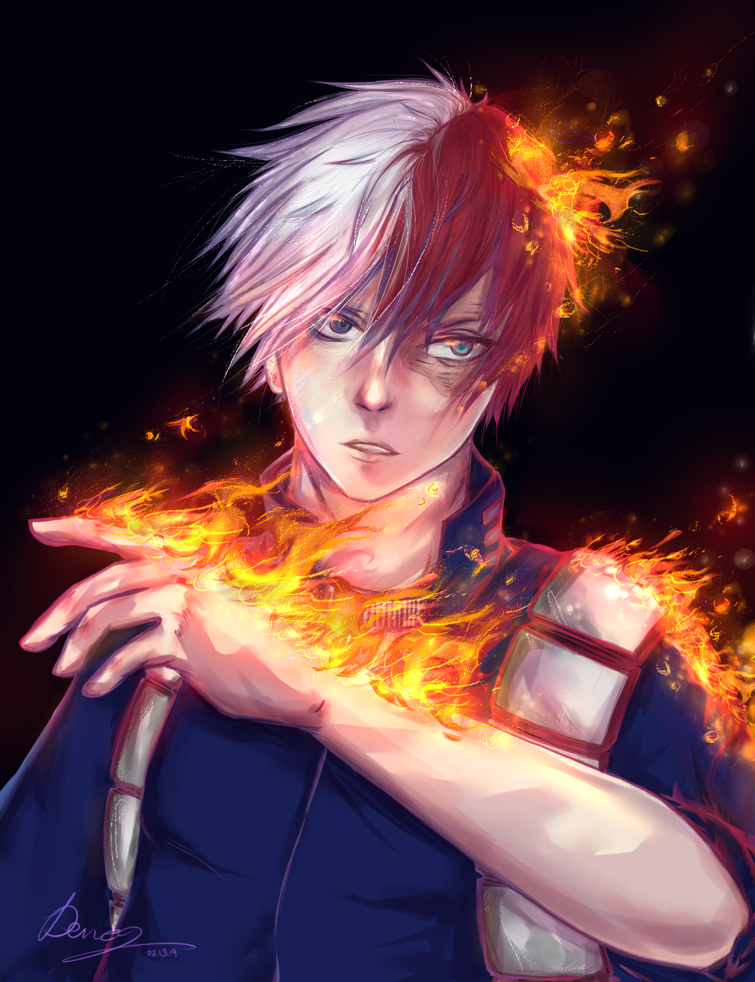 Todoroki Shoto by Deriee on DeviantArt