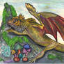 Dragothal Bearded Dragon Male Art RPG