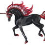 Ajalienne Crystal Unicorn Horseart Stallion