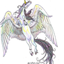 Aldeferon Flying Winged Unicorn Pegasus Pegacorn