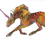 Frynladeberan the Gold Tiger Unicorn