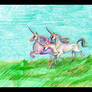 Unicorns Triplets Horses Pony Equine Equus ponies