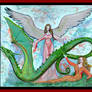 Angel dragon woman girl female human monster beast