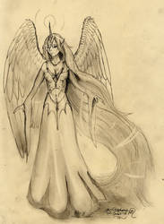 Angel Woman Girl Wings Winged Lady Princess Queen