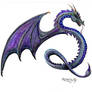 Dragon Reptile Monster beast black animal snake