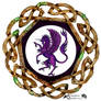 Coven Symbol Spiral Essence Unicorn Griffon Celtic