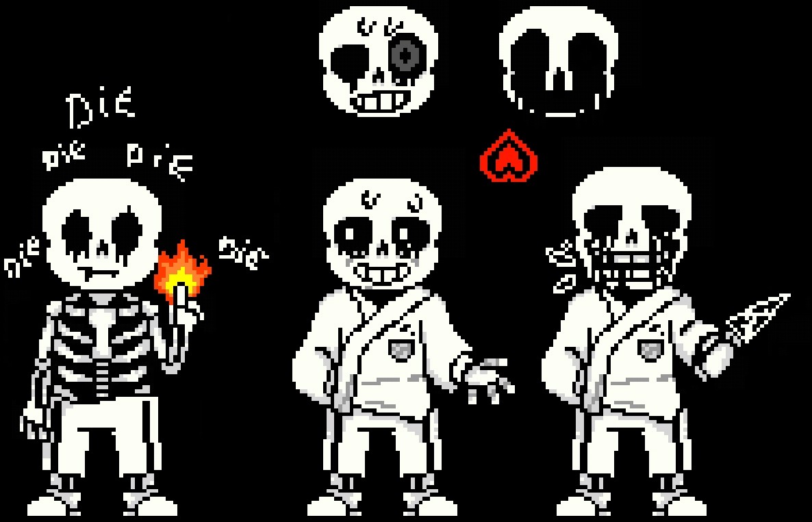 Killer!Sans Sprite (Killertale AU) by NateT-G on DeviantArt