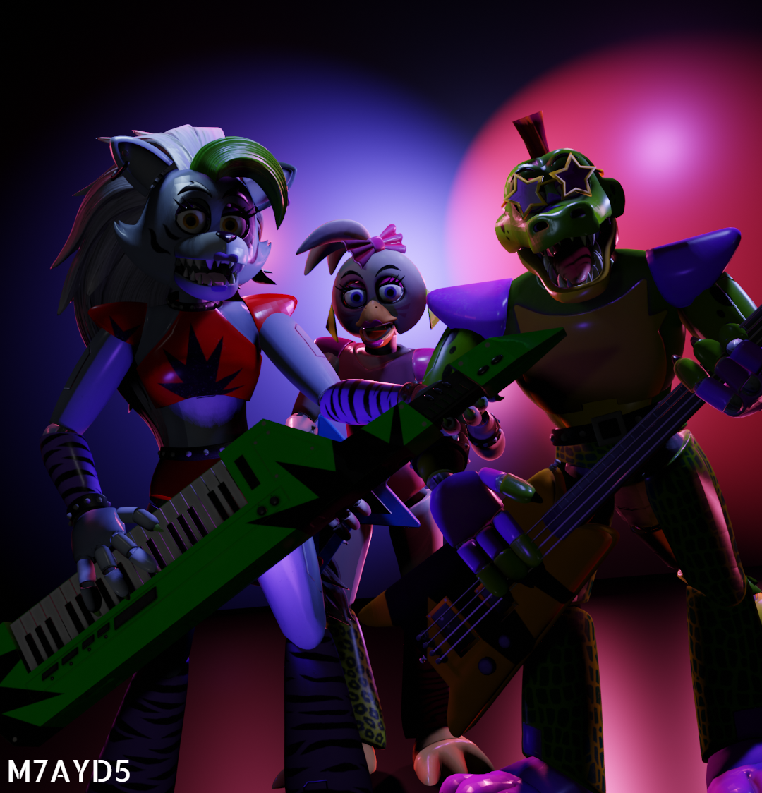 ArtStation - Roxy😈🦊 FNAF SB Fanart