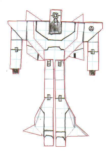 Paper Robotech VF Robot Mode By Kydo On DeviantArt