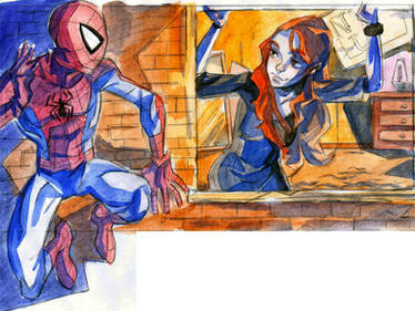 Spider-Man and Mary Jane