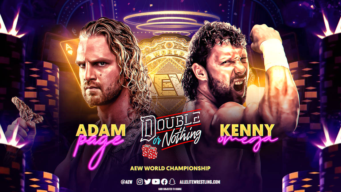 AEW Double or Nothing custom match card by theprinceblackx on DeviantArt