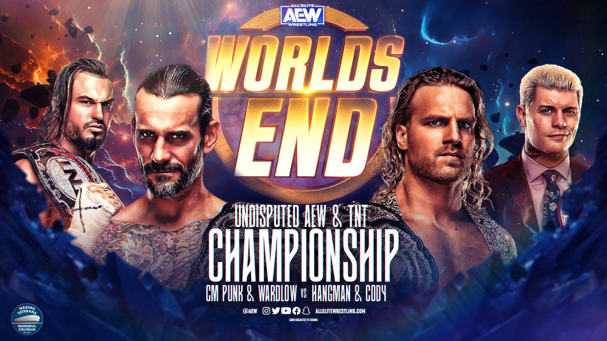 AEW Worlds End custom match card by theprinceblackx on DeviantArt