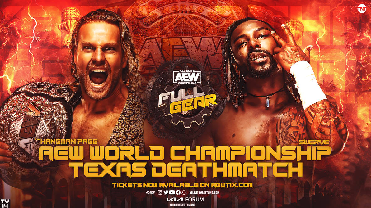 AEW Full Gear custom match card by theprinceblackx on DeviantArt