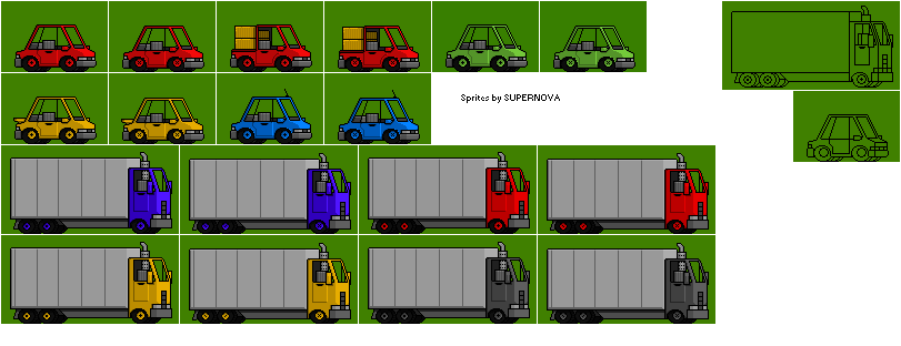 Better car sprites by Mamamia64 on DeviantArt
