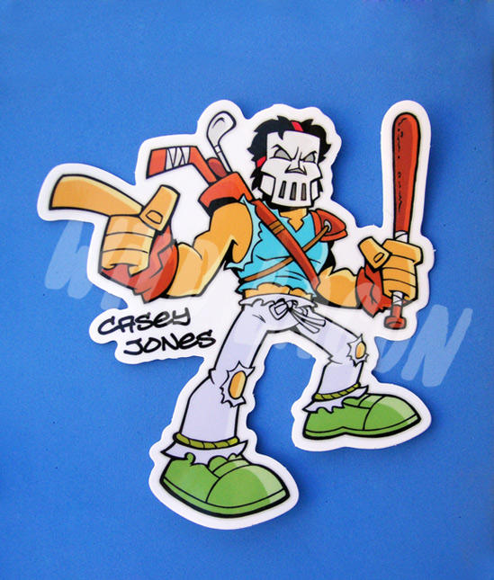 Patsy Jones Helmet Sticker Casey Jones Vinyl Sticker by WildBaconArt on DeviantArt