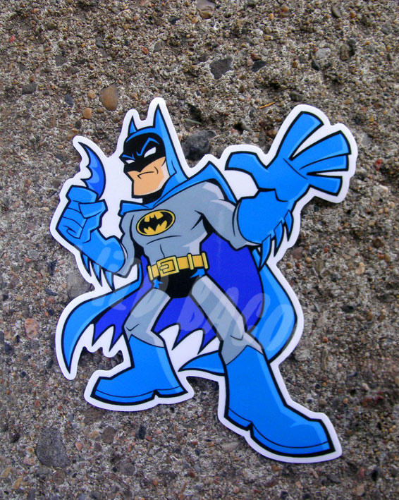 Batman Vinyl Comic Sticker by WildBaconArt on DeviantArt