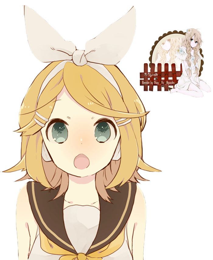 Kagamine Rin R Render Kagamine Rin-2 by R-Vy on DeviantArt