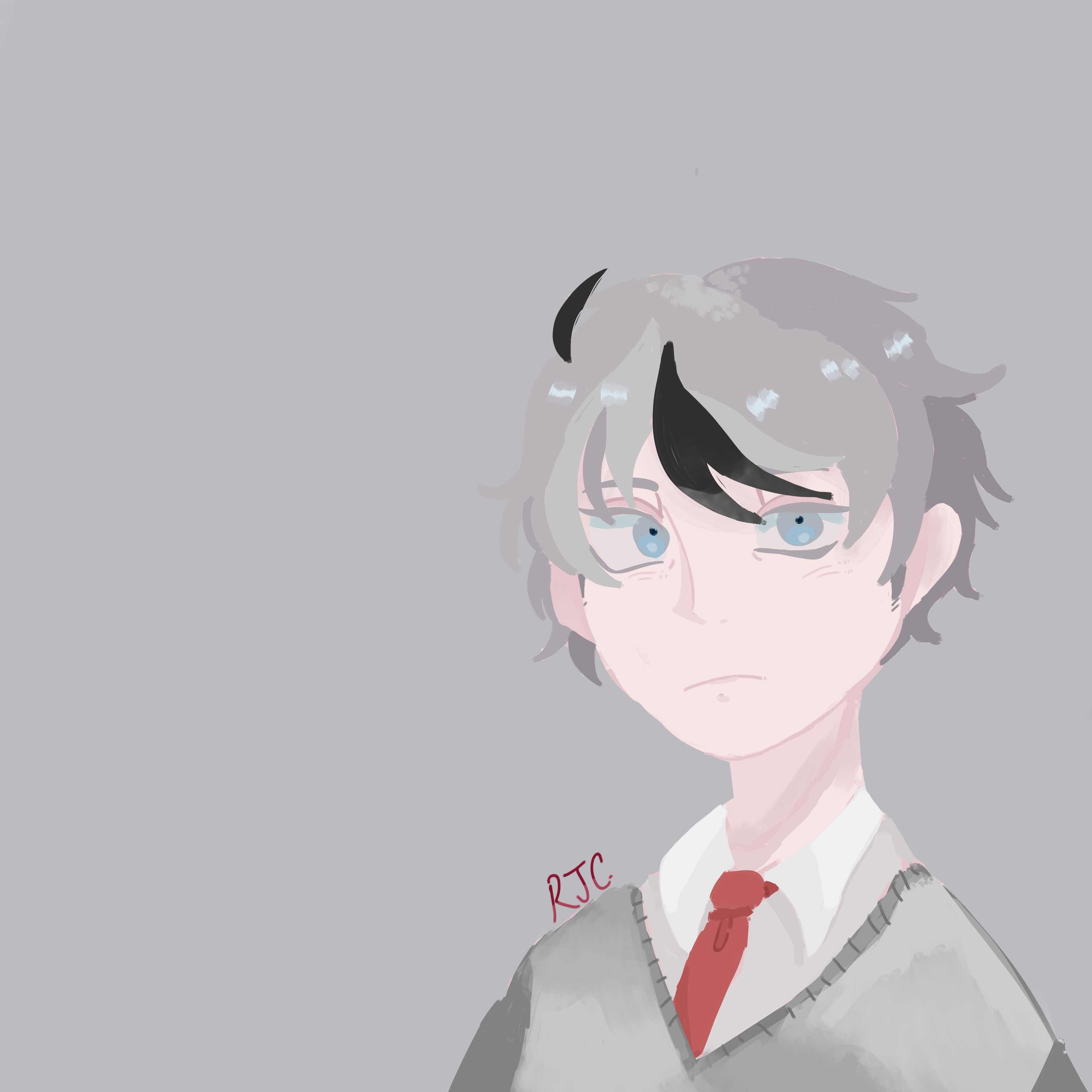 Colorless Oc Lineless art oc doodle by yiki3456 on DeviantArt