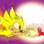 Super Sonic and Burning Blaze