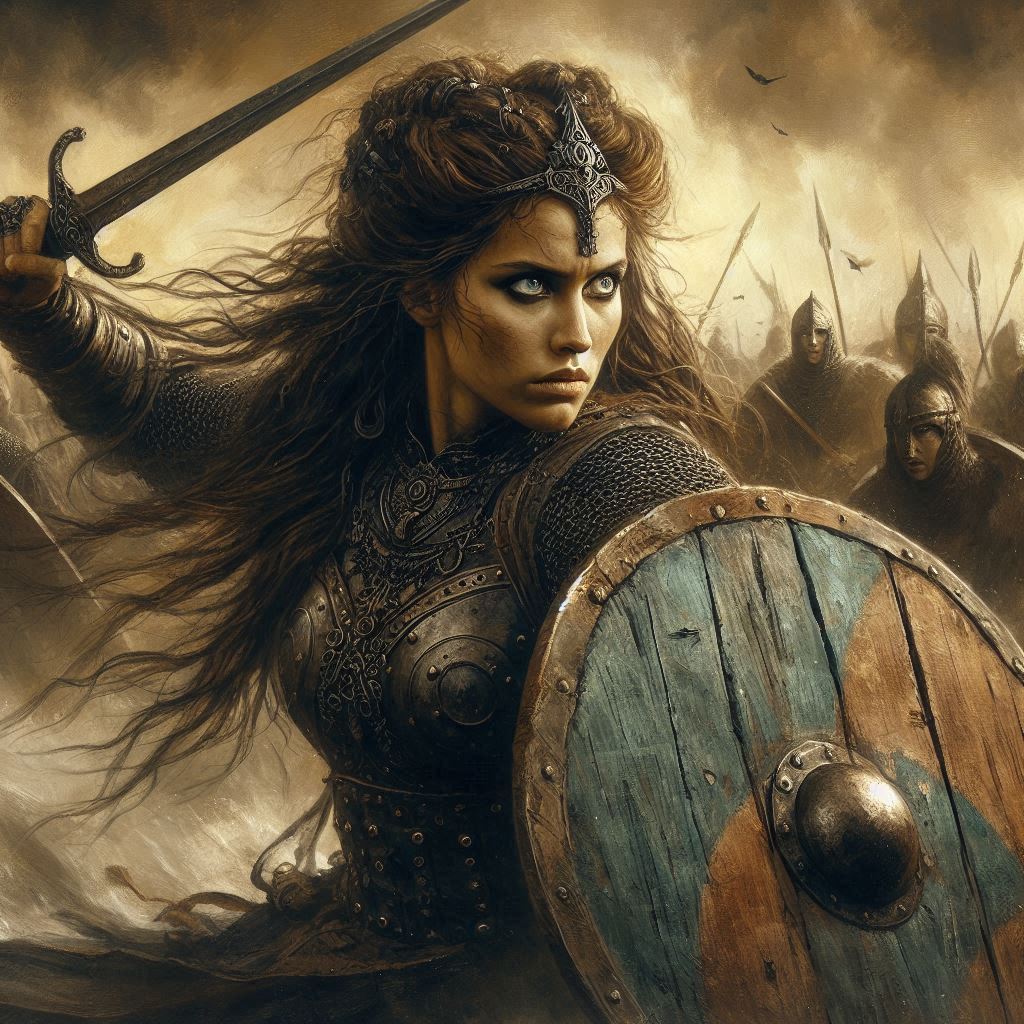 Shieldmaiden Rune Shieldmaiden 3 oil by FrejaIII on DeviantArt