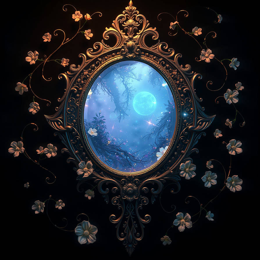 The magic mirror II by FrejaIII on DeviantArt