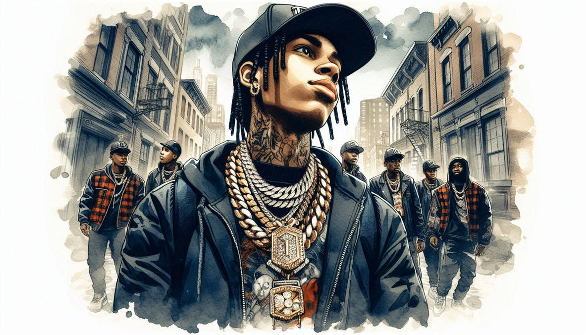 A Handsome Rapper by FrejaIII on DeviantArt