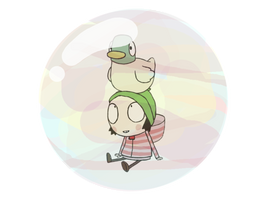 Bubble Sarah and Duck