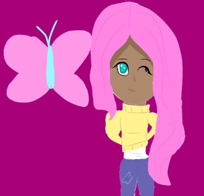 Fluttershy Humanized