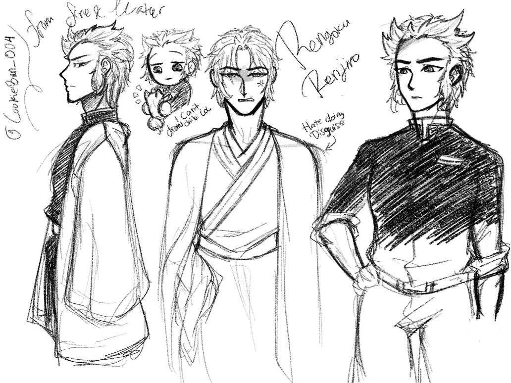 Kimetsu OC - Rengoku Renjiro by ndr123 on DeviantArt