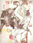 Lygia and the Bull by Lizzibit