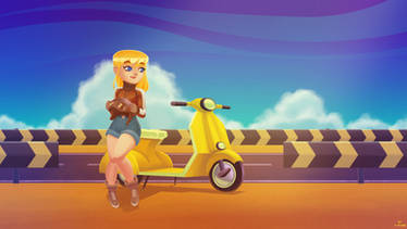 Vespa Girl