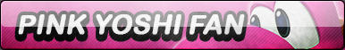 Pink Yoshi Fan Button