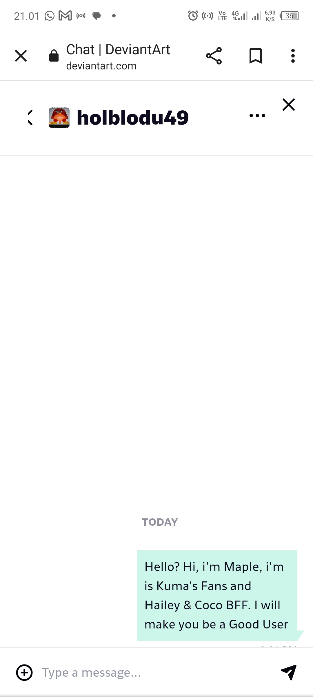 Deviantart Chat Not Working I tried this... Why not? Maybe it works? by MapleFoxEastwood2023 on DeviantArt