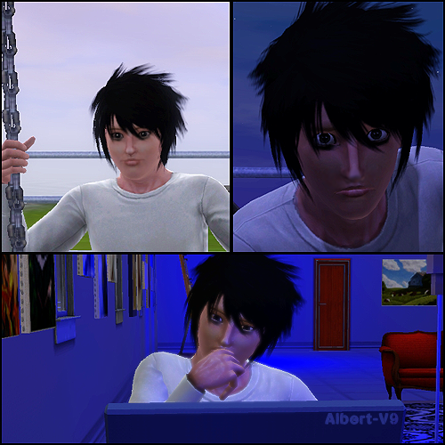 L Lawliet - Sims 3