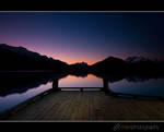 Glenorchy Jetty by mark-flammable
