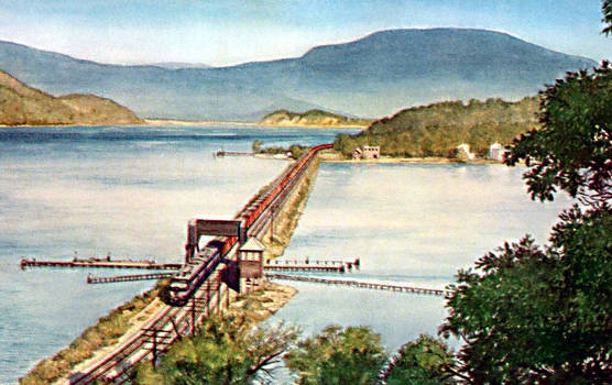 Pittsburgh   Lake Erie R R  Crossing Draw Bridge B