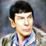 Spock in Blue Shirt