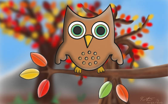 Fall Owl Pop