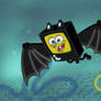 Spongebob in a Bat Suit