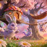 The Enchanted Bunny Kingdom: Cherry Blossom Flight