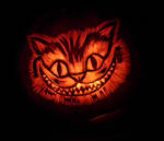 Chesire Cat Pumpkin by Noweia