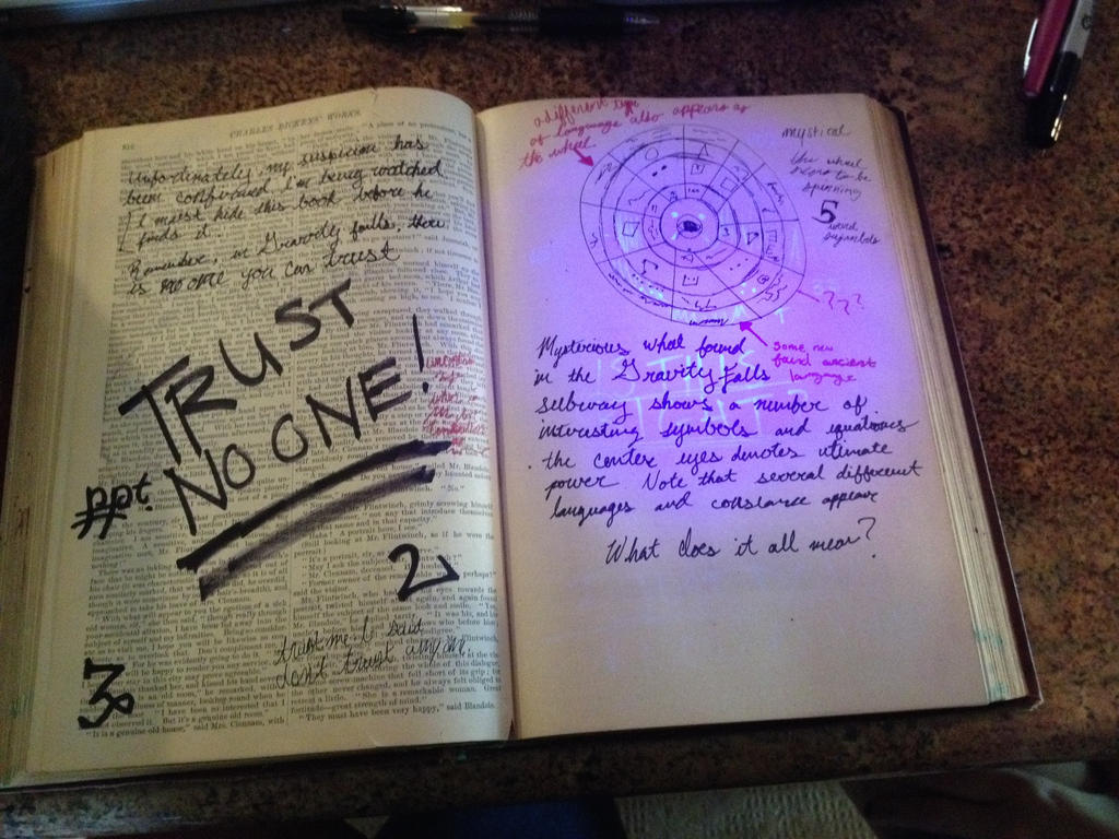 Gravity Falls Journal: Trust No One by EmmaOfAllTrades on DeviantArt