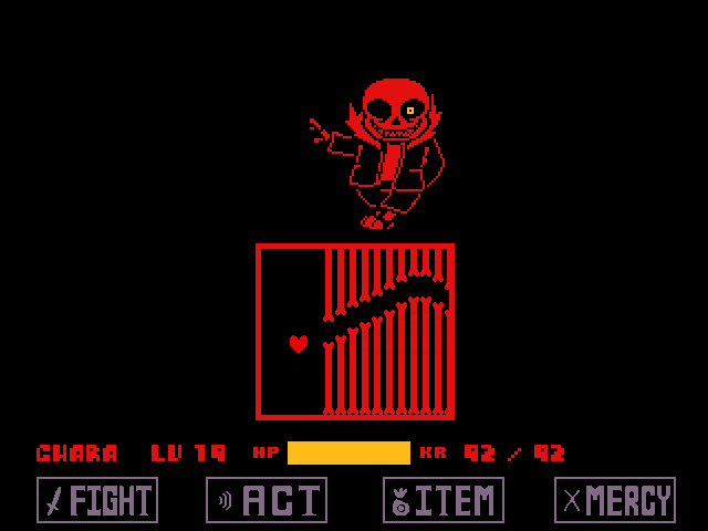 Sans Battle Screen Shot Redraw/Recreation by metr0nix727 on DeviantArt