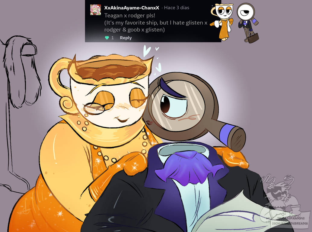 Teagan x Rodger Shipart! by 20churrneedsbread08 on DeviantArt