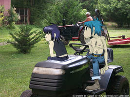 ON the fram with Noodle and 2D